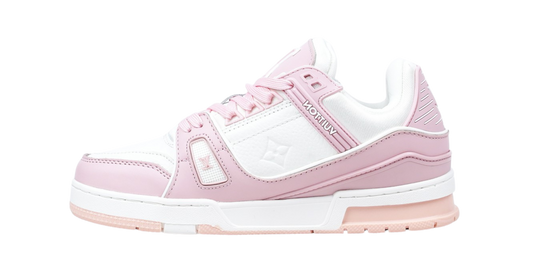 Louis Vuitton Trainer White Rose